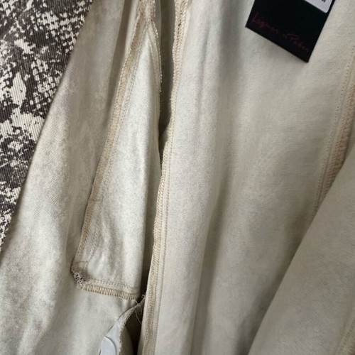 Trench coat snake print cotton new ASOS gray beige