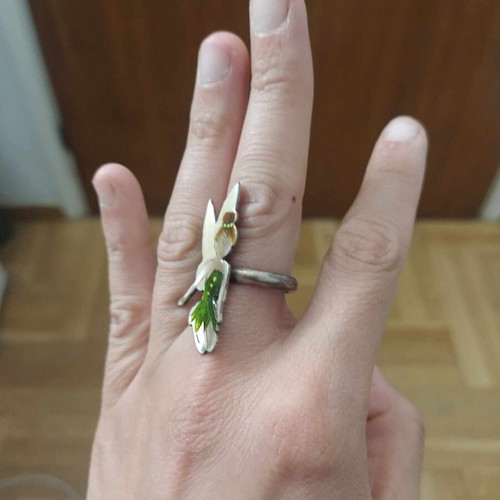Tinkerbell rings like new, set of 2