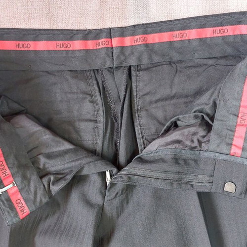 Hugo Boss black suit pants like new, size 48
