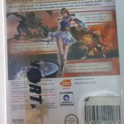 Soulcalibur Legends Wii game