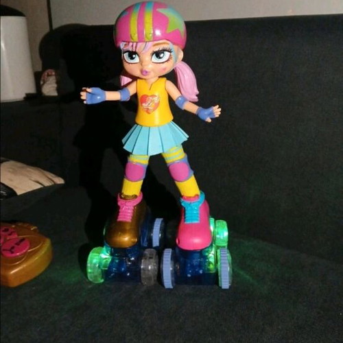 Rainbow Riley remote control doll like new