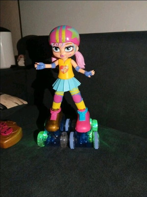 Rainbow Riley remote control doll like new