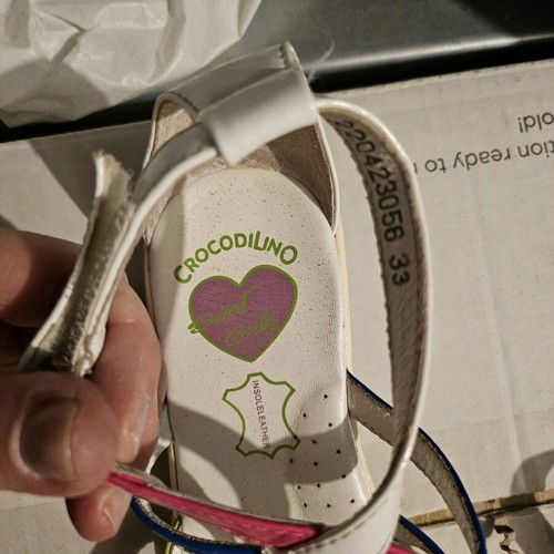 Crocodilino sandals used, size 33