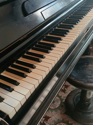 Upright piano used, German origin 1920-30