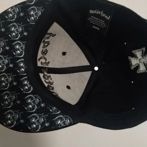 Motorhead snapback hat new, black