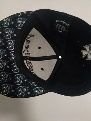 Motorhead snapback hat new, black