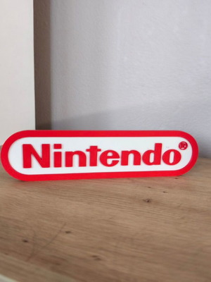 Nintendo decorative large new 3D printed PLA