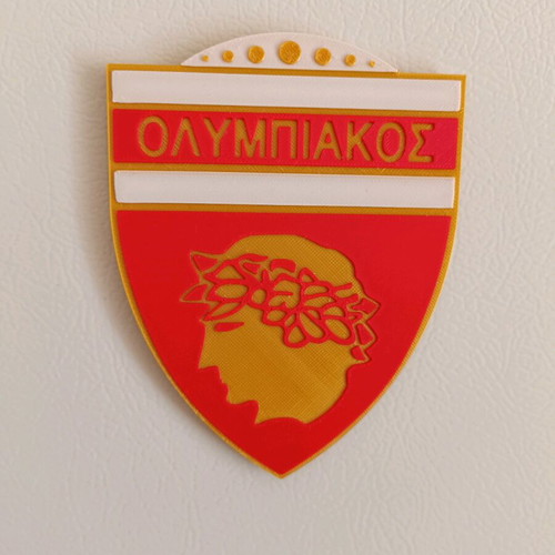 Olympiakos collectible badge 1925-1960 with magnet new