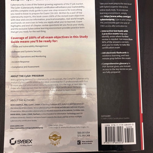 CySA+ Study Guide new