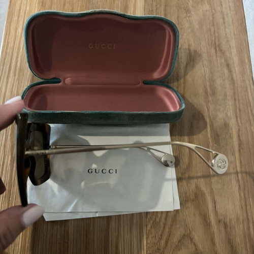 Gucci γυαλιά ηλίου μεταχειρισμένα, καφέ