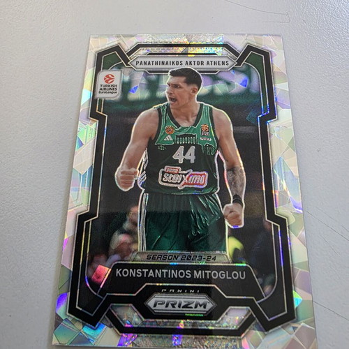 Konstantinos Mitoglou Euroleague Prizm cracked ice card like new