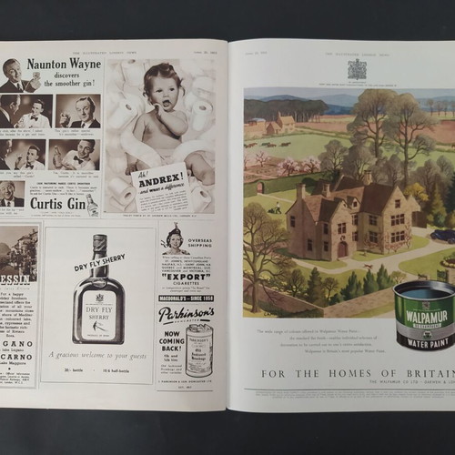 The Illustrated London News vintage magazine 1953