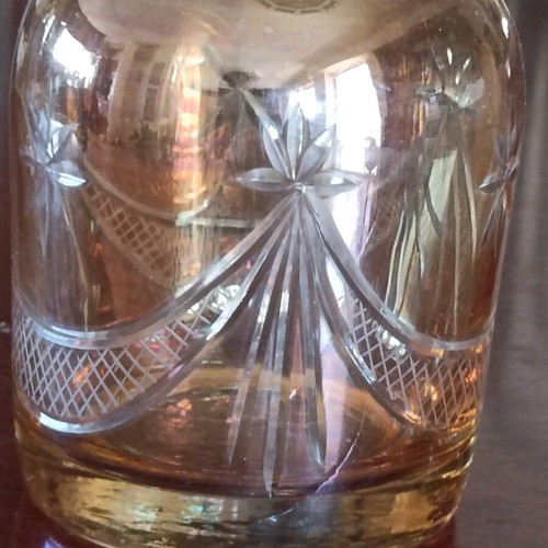 Crystal decanter vintage 31 cm like new