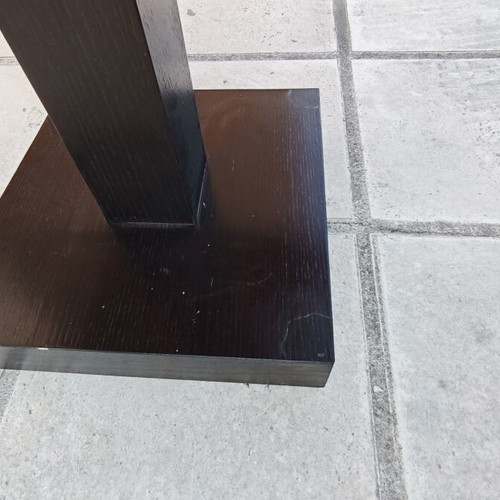 Solid Oak Square Coffee Table, Wenge finish