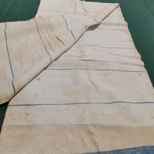 Woven step cloth used with age stain from 1920 era