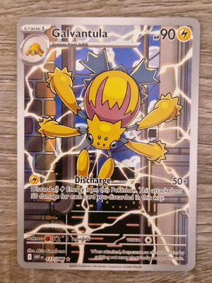 Κάρτα Galvantula Illustration Rare άριστη κατάσταση Pokémon White Flare