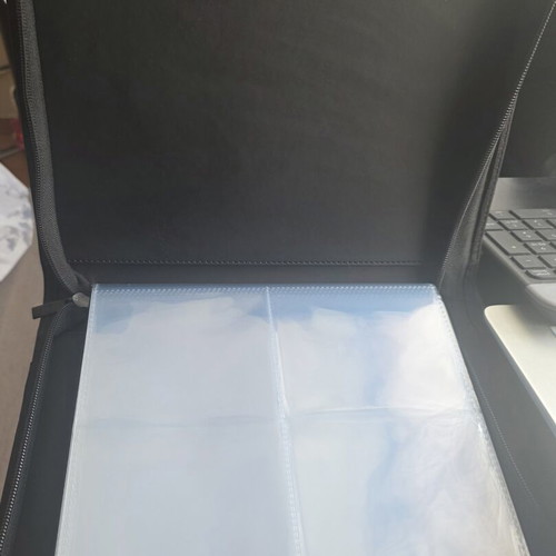 Ultra Pro Toploader Binder with 80 positions like new plus 80 Toploaders gift