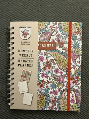 Ημερολόγιο planner χωρίς ημερομηνίες για εβδομαδιαίο και μηνιαίο προγραμματισμό