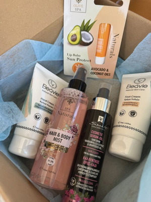 Beauty box Olive Spa new with natural skincare products