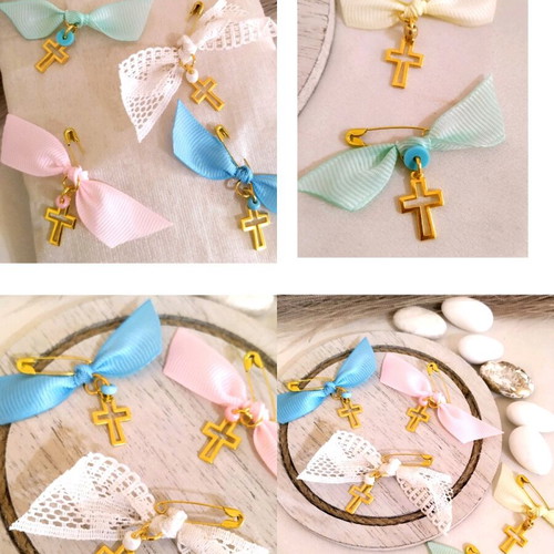 Handmade lapel martyrika new with ribbons and safety pin