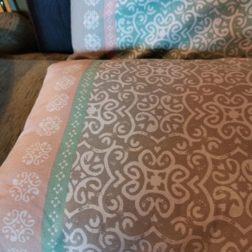 Two decorative nef nef pillows like new, cotton, 35x55 cm