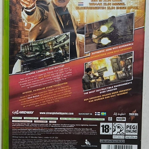 Xbox360 Stranglehold like new
