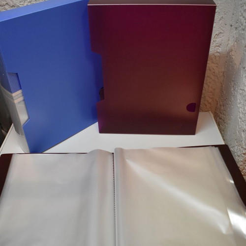Clear Book A4 with 80 pockets, new, 2 pieces