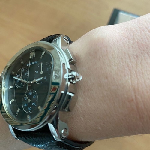 GF Ferre women's watch with leather strap used