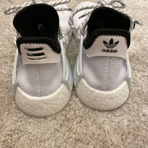Adidas NMD Human Race x Pharrell Core white sneakers like new, size 36