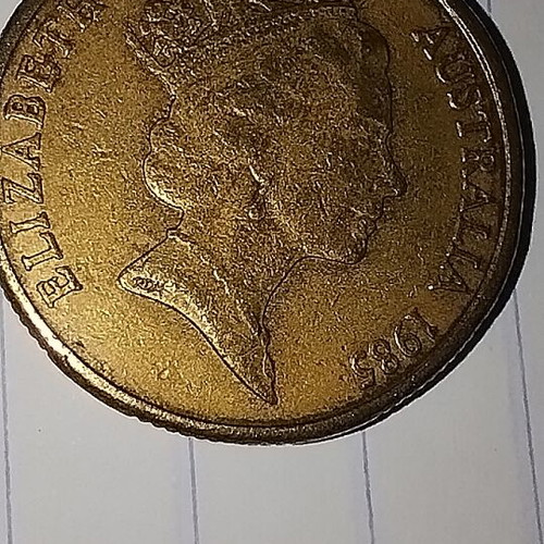 Australian coins used, pack of 4 one dollar pieces