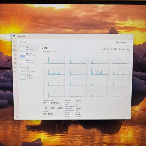 Ryzen 7 3700X with stock cooler