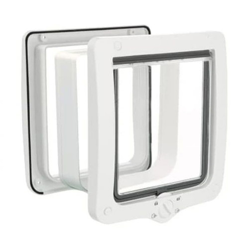 Trixie 4-way cat door with XL tunnel 24x28cm new