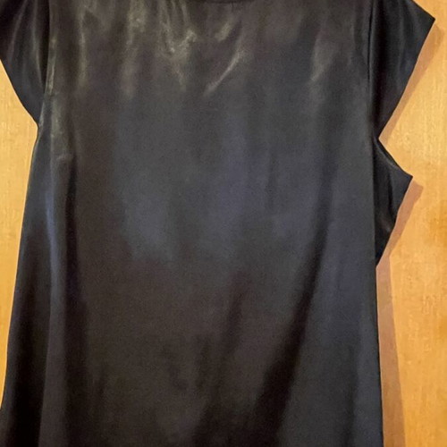 Marks & Spencer Plus Size Satin Texture Shirt 5XL like new, black