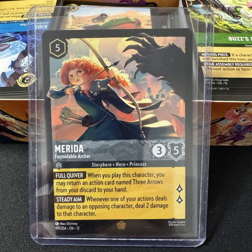Disney Lorcana Merida Formidable Archer card new