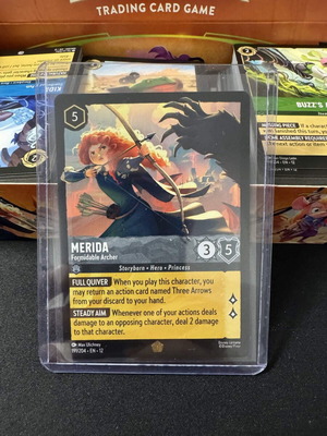 Disney Lorcana Merida Formidable Archer card new