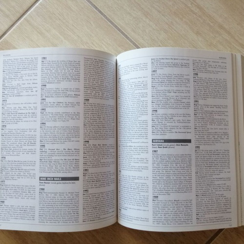 Q Magazine Encyclopedia of Rock Stars music encyclopedia used, English