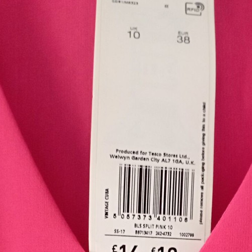 Blouse new, size M 38 10, pink