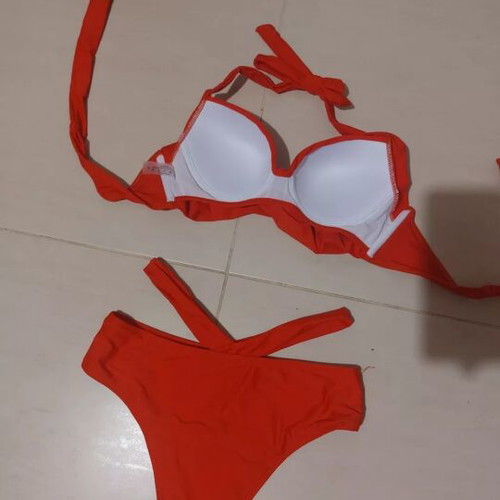 Women's swimsuit new, red, size medium