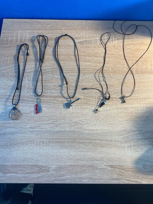 Σετ 5 Unisex Κολιέ Chokers σαν καινούργια, alternative, grunge, punk style