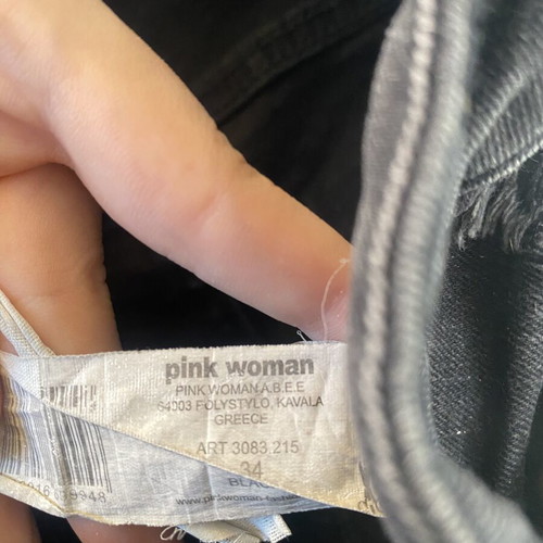 Pink Woman black jeans, size XS