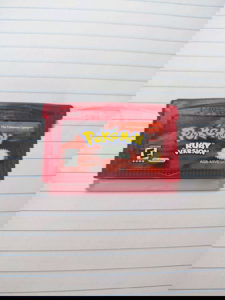 Ruby Pokemon Κασέτα GBA Cartridge Game Boy Nintendo Advance SP Πόκεμον DS Pokémon Pikachu Retro