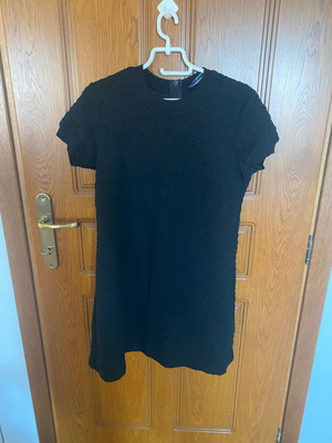 Zara dress winter thick fabric like new, black, size L