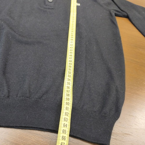 Lacoste men's wool sweater medium black like new