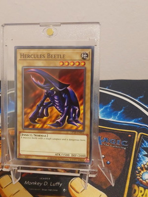 Hercules Beetle Yu-Gi-Oh! card like new