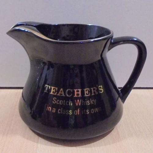 Teacher's Scotch Whisky old promotional ceramic jug used