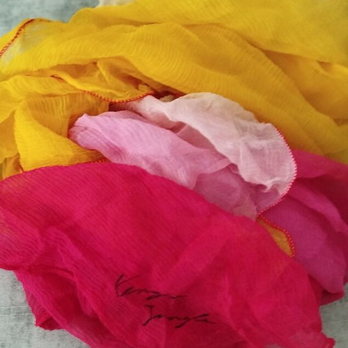 Kenzo Jungle silk chiffon scarf like new