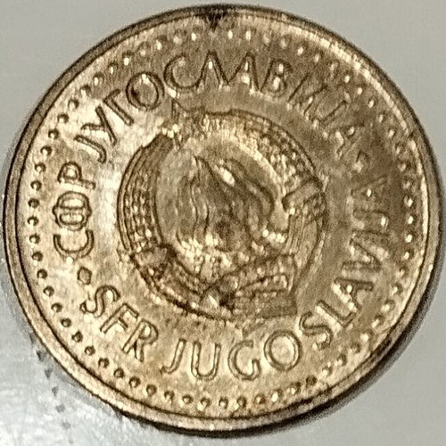 Collectible Yugoslavia coin 1985 used