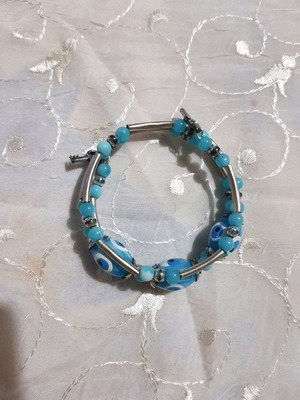 Bracelet with evil eye beads