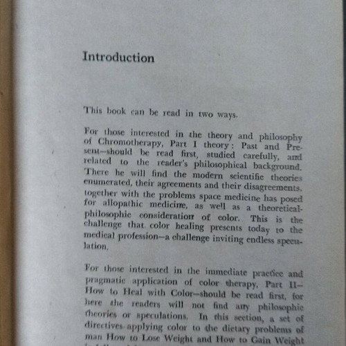 Color Therapy book used