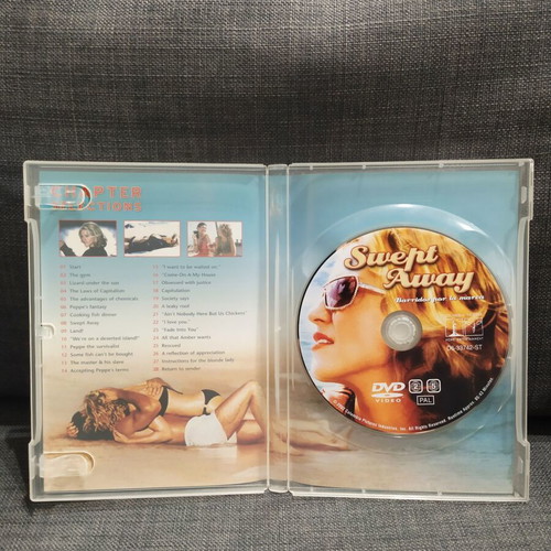 Swept Away DVD used, comedy, romance, with subtitles